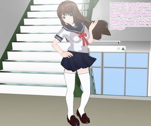  manga My Bimbofication Diary - part 3, schoolgirl uniform , mind break 
