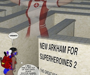 el manga dbcomix nuevo arkham para superheroines 2.., harley quinn , wonder woman , uncensored , anal 