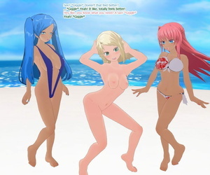  manga Bimboville 3DCG - part 2, breast expansion , mind control 