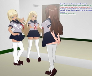  manga My Bimbofication Diary, schoolgirl uniform , mind break 