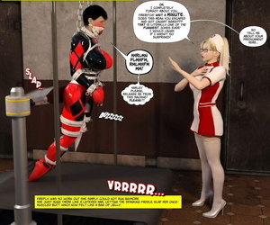 漫画 新的 阿卡汉姆 对于 superheroines 5 all.., batgirl , harley quinn , sex toys , slave 