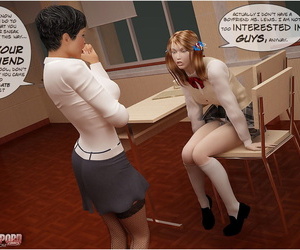 Manga w hotkiss lądowanie szkoła 2, glasses , schoolgirl uniform 