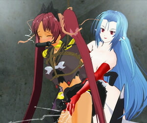  manga Magic Warrior Suitonaitsu Living Rope.., futanari , demon girl  rape