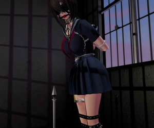 el manga Chica en el, bondage  blindfold