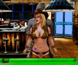  manga Bar Scene Honey Select - part 3, tina armstrong , mila , dead or alive  dead-or-alive